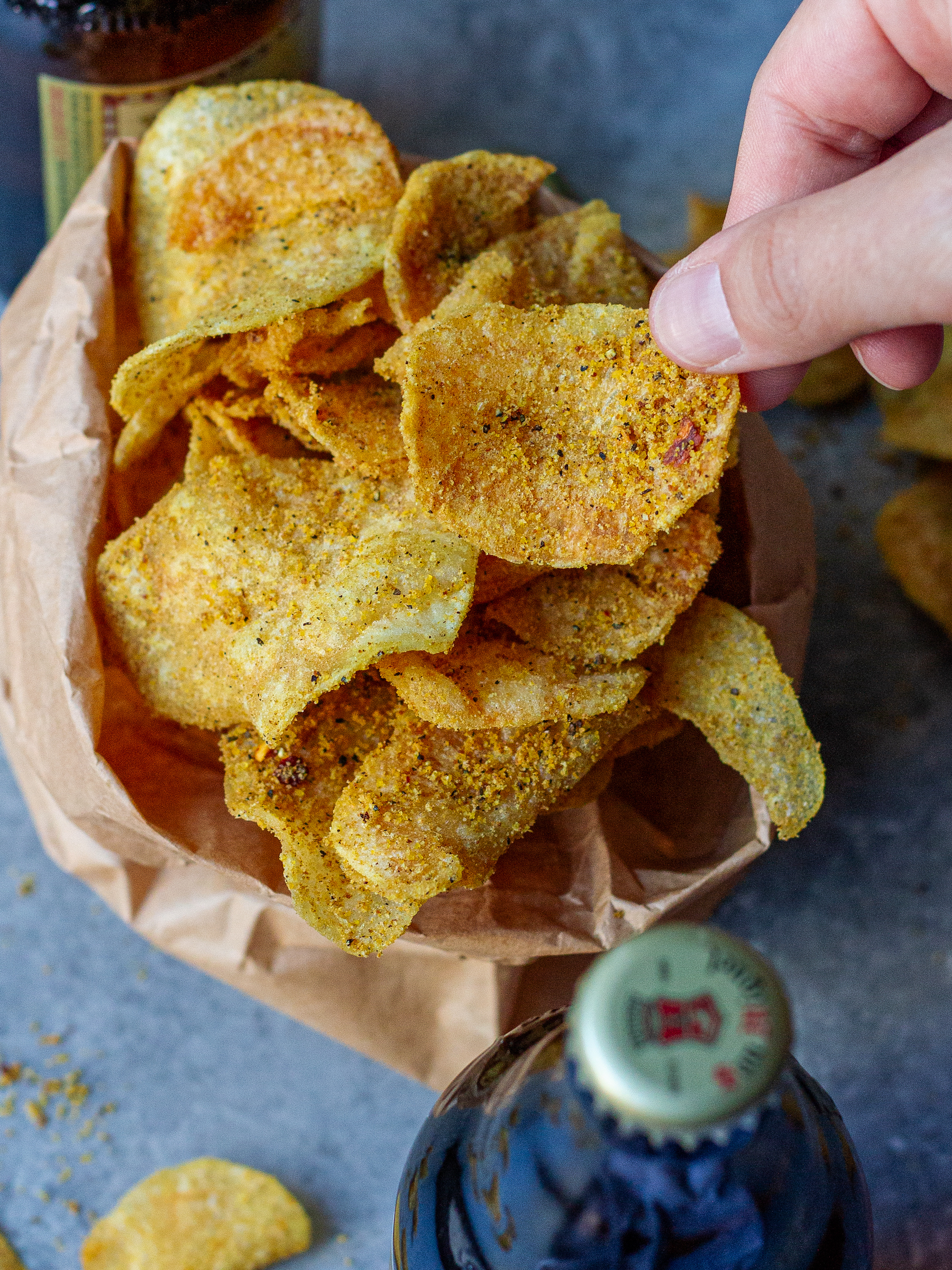 homemade potato chips