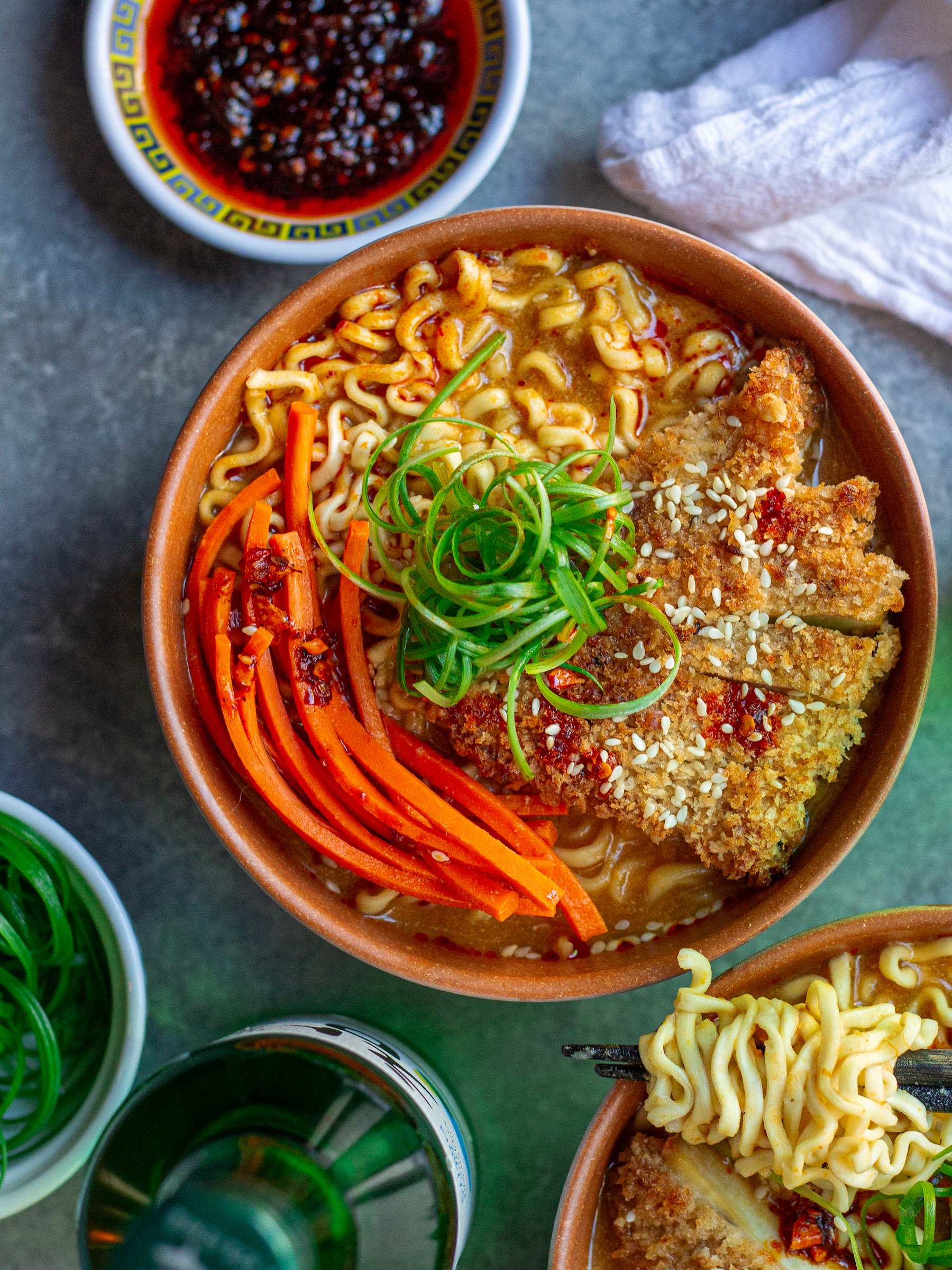 vegan pumpkin ramen