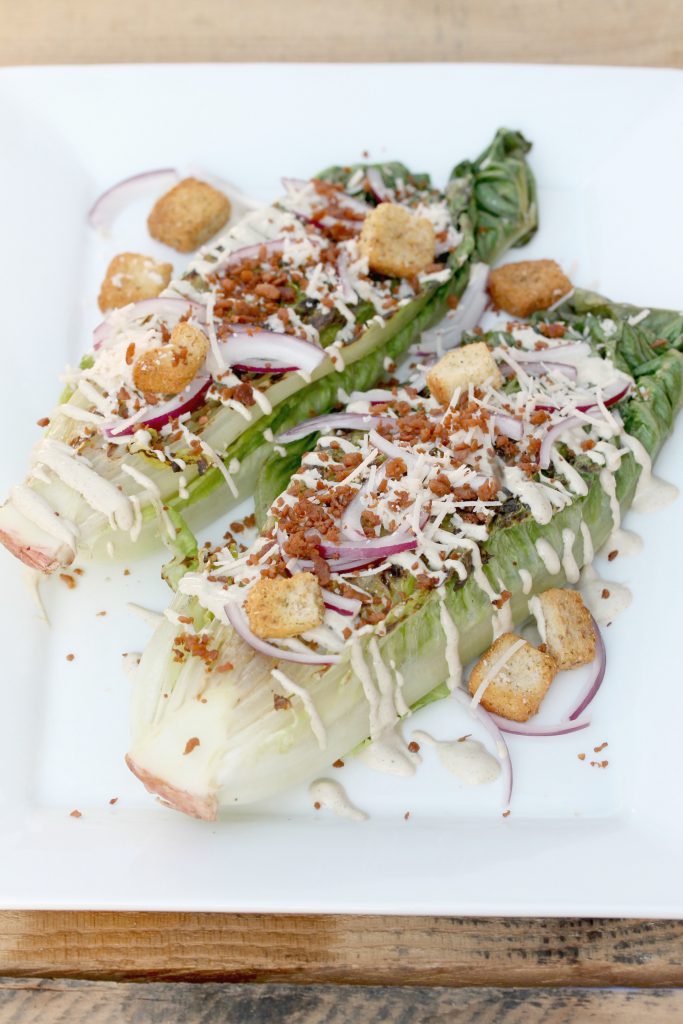 Vegan Grilled Caesar Salad