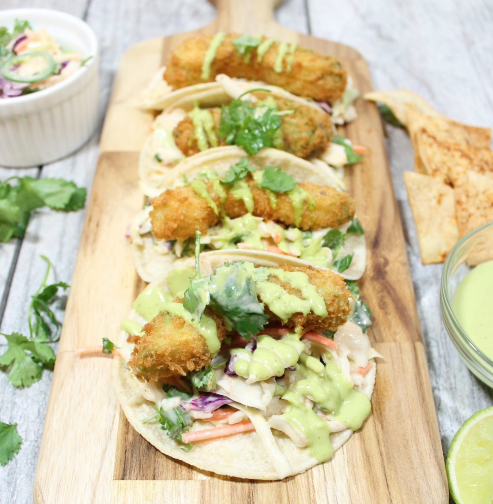 Fried Avocado Tacos