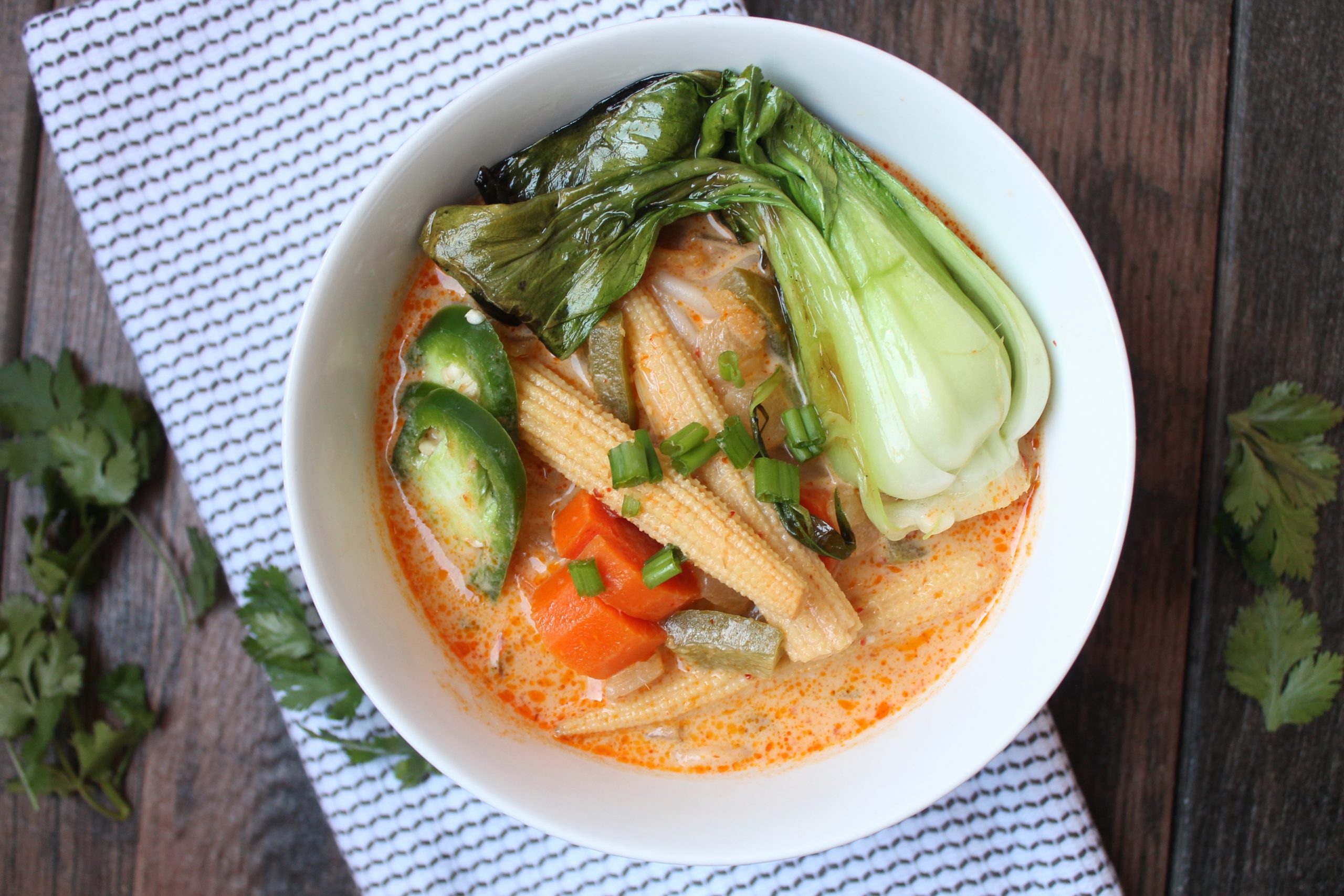 Vegan Thai Coconut Curry Soup - Eat Figs, Not Pigs