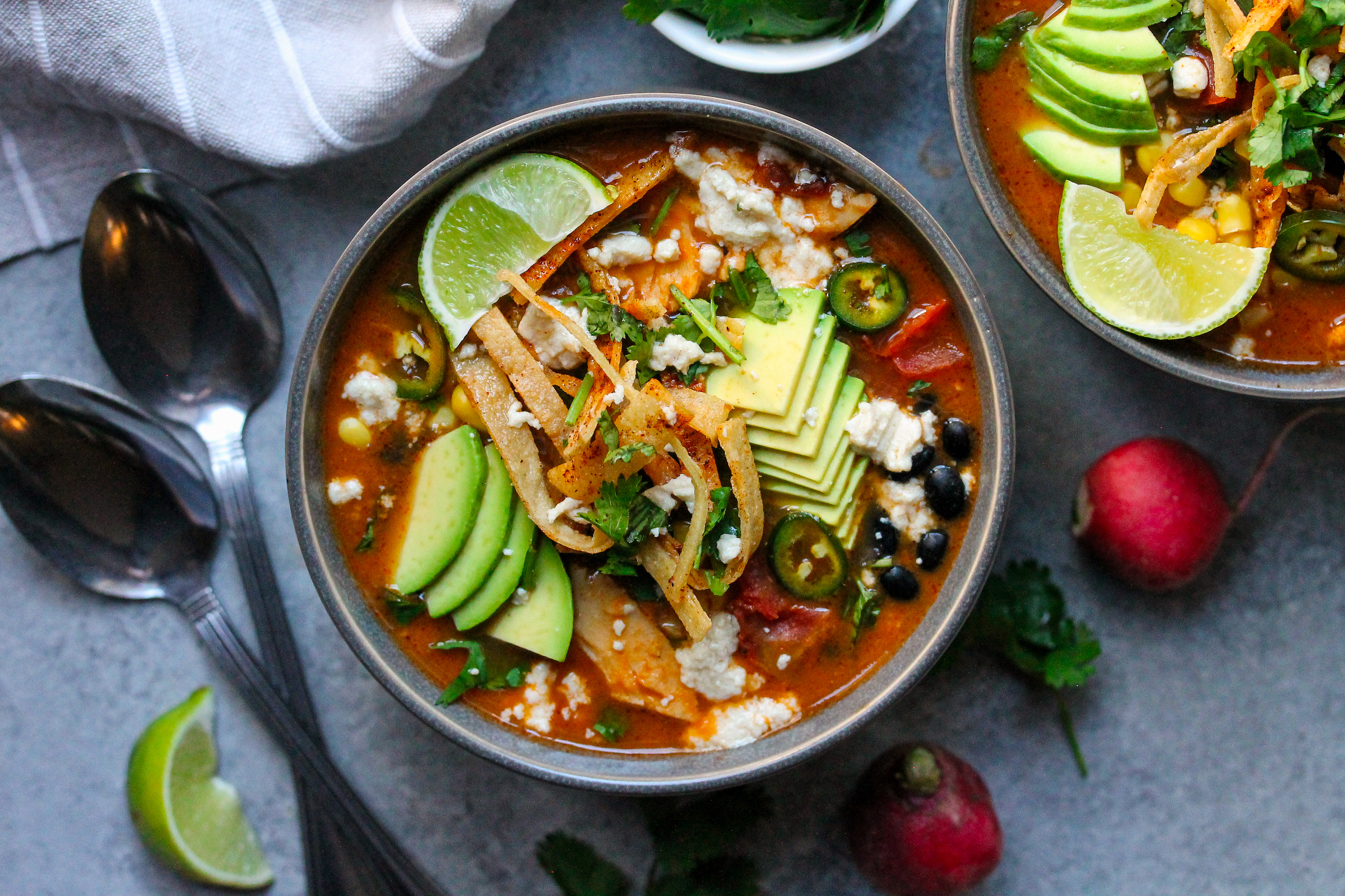 Vegan Tortilla Soup