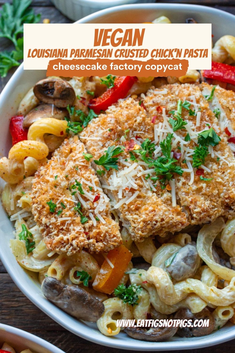 Vegan Louisiana Chick'n Pasta Pin