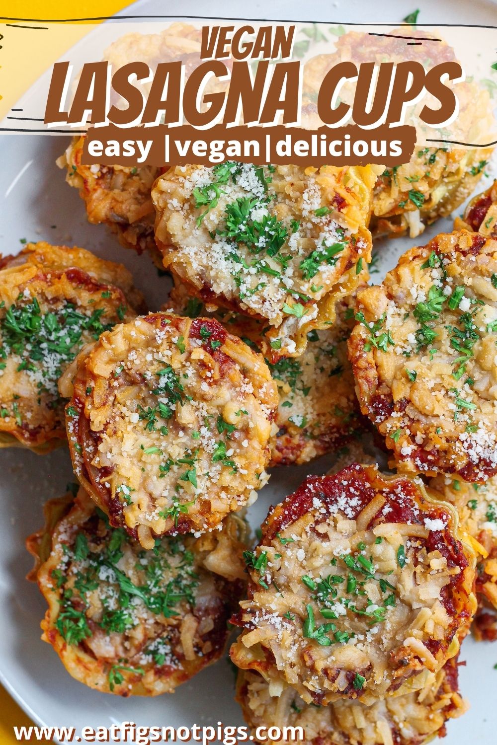 Vegan Lasagna Cups Pin