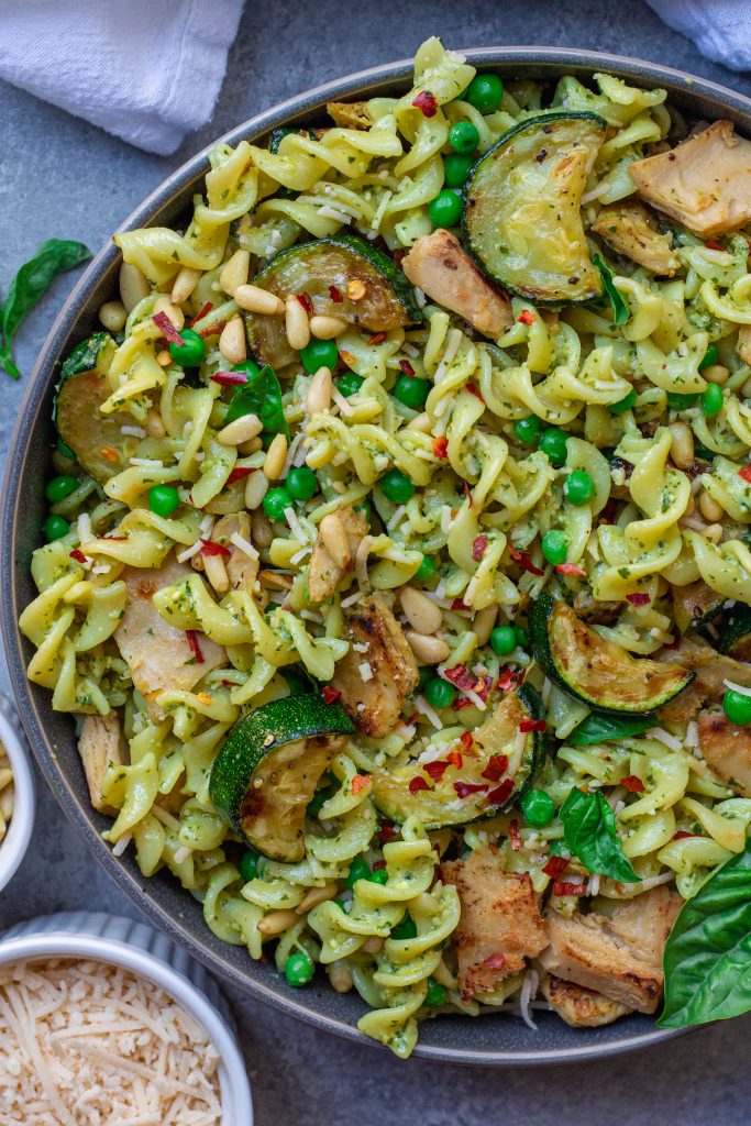 Vegan Pesto Pasta Salad