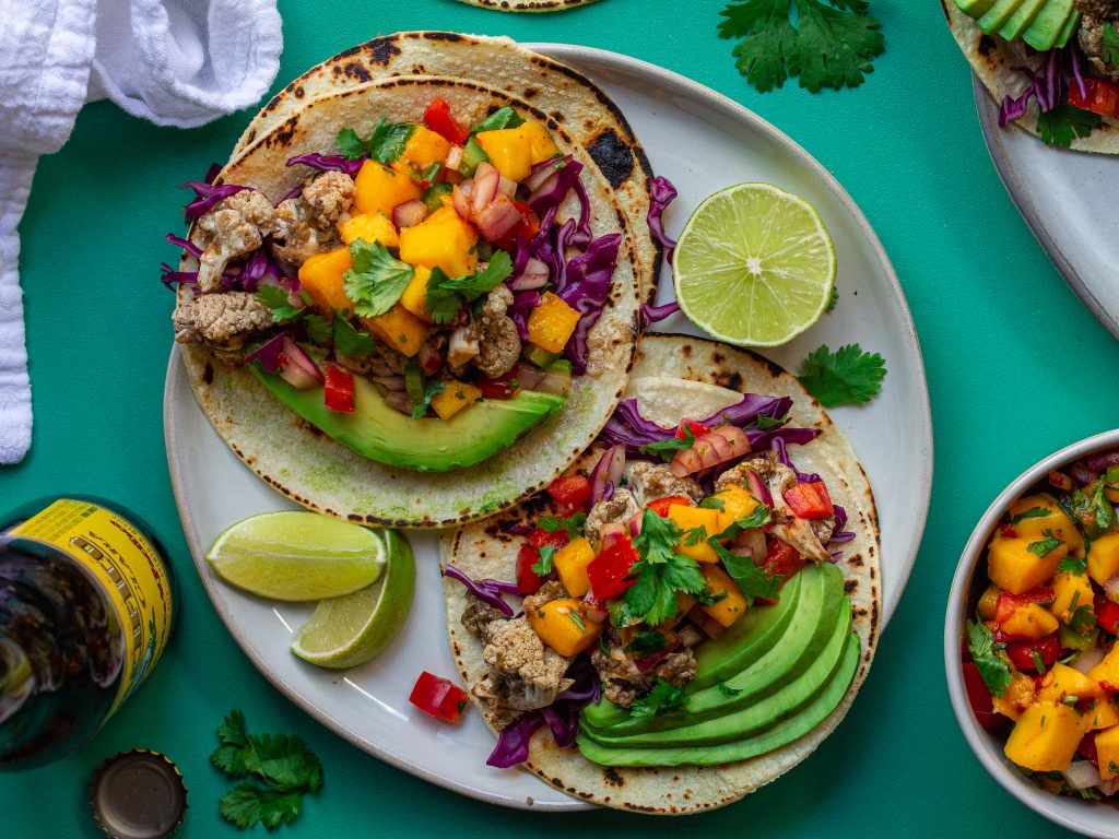 Jamaican Jerk Cauliflower Tacos