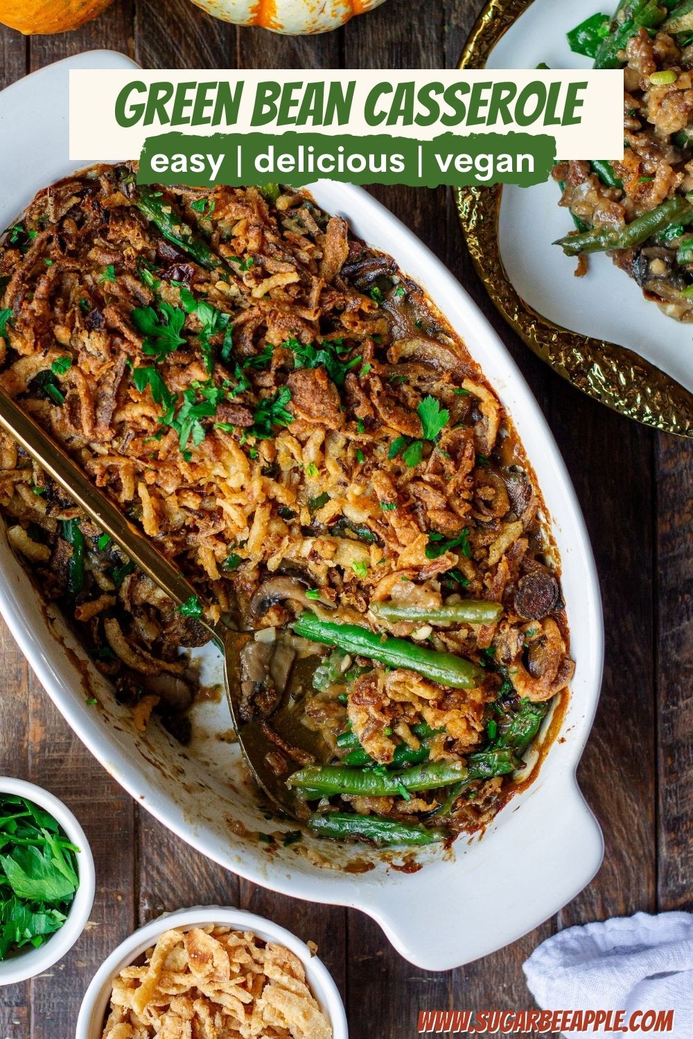 vegan green bean casserole