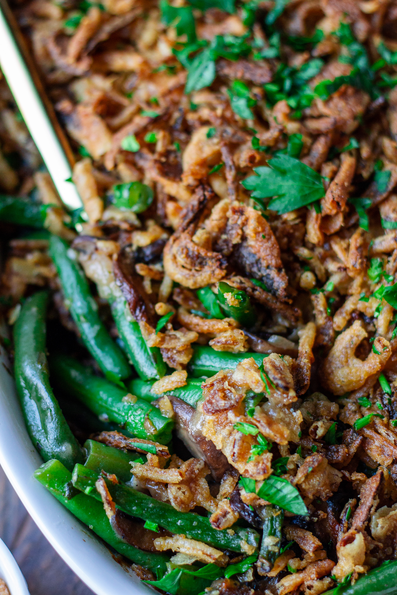 vegan green bean casserole