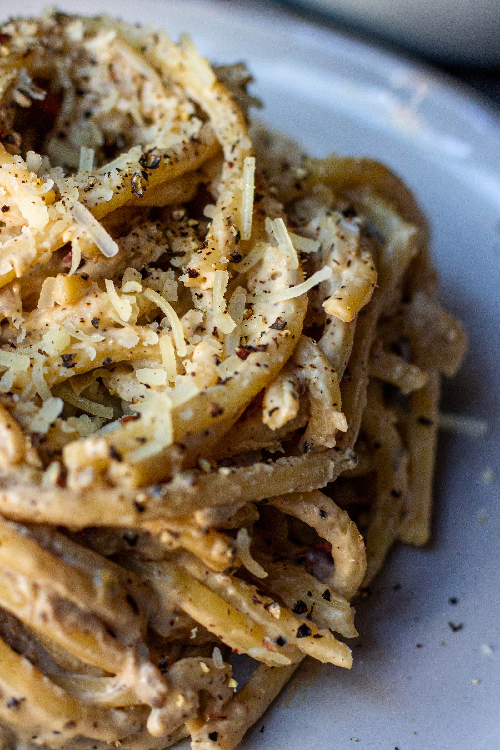 Creamy Black Pepper Bucatini