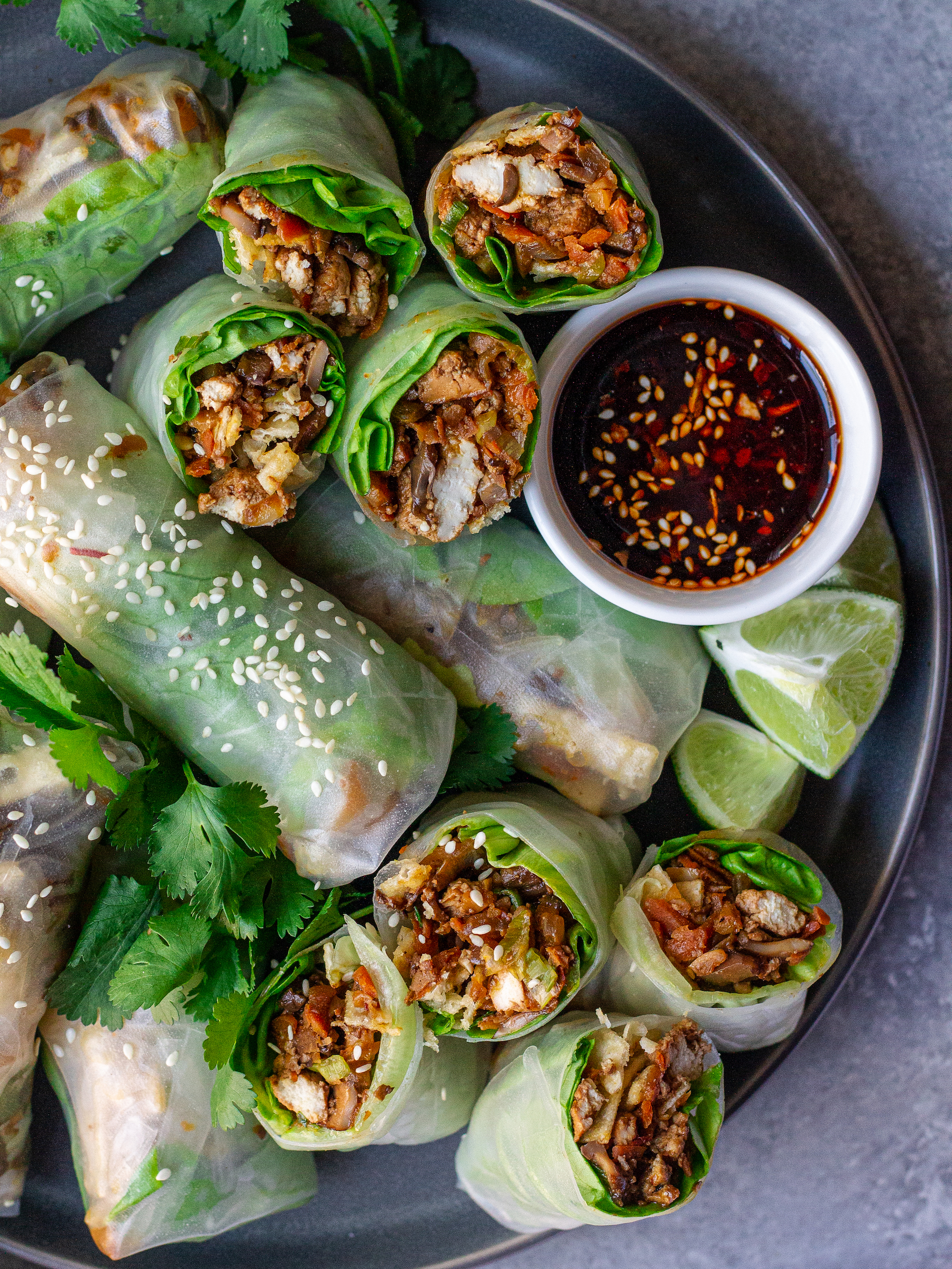 Lettuce Wrap Summer Rolls - Eat Figs, Not Pigs