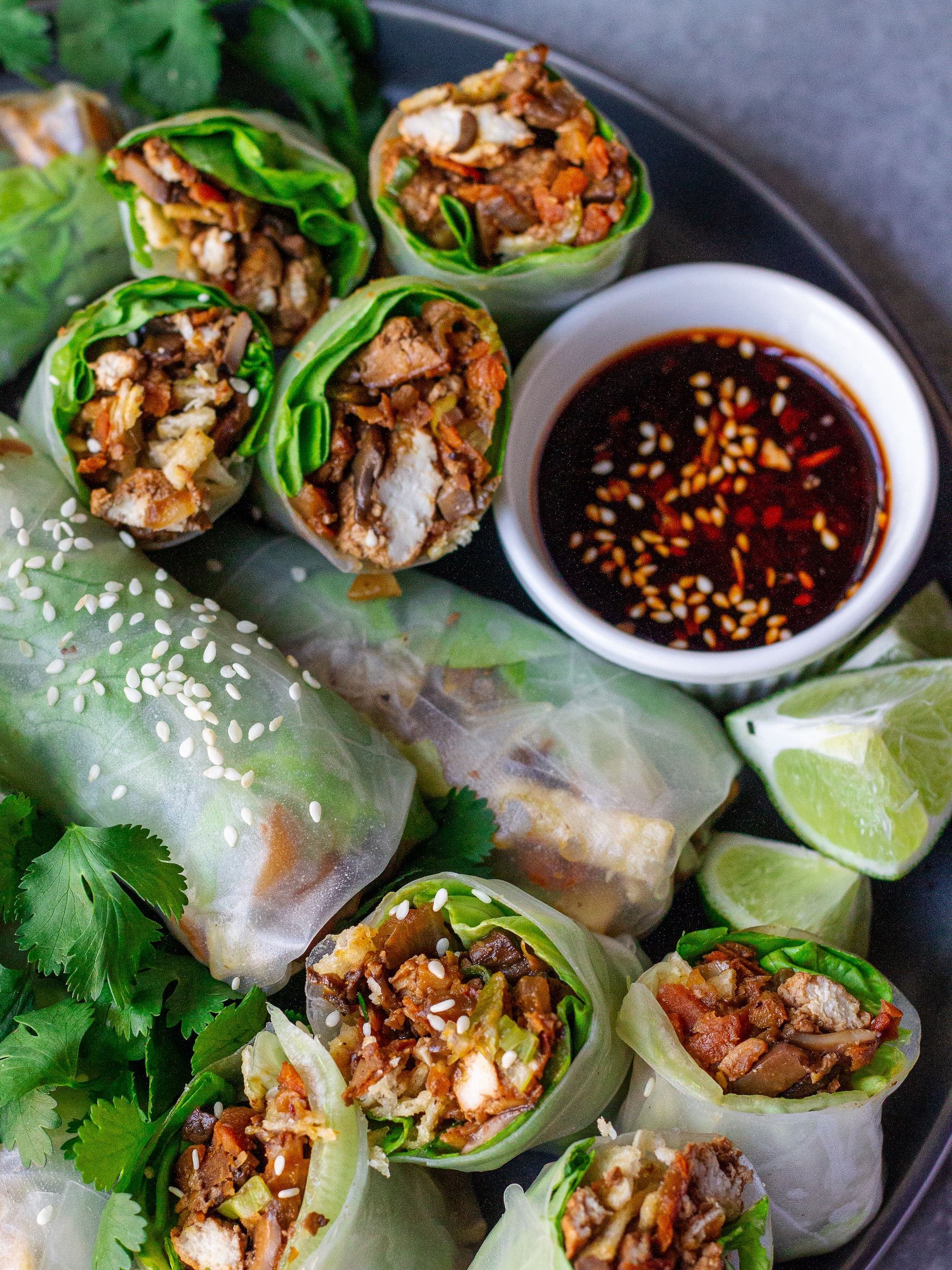 vegan summer rolls