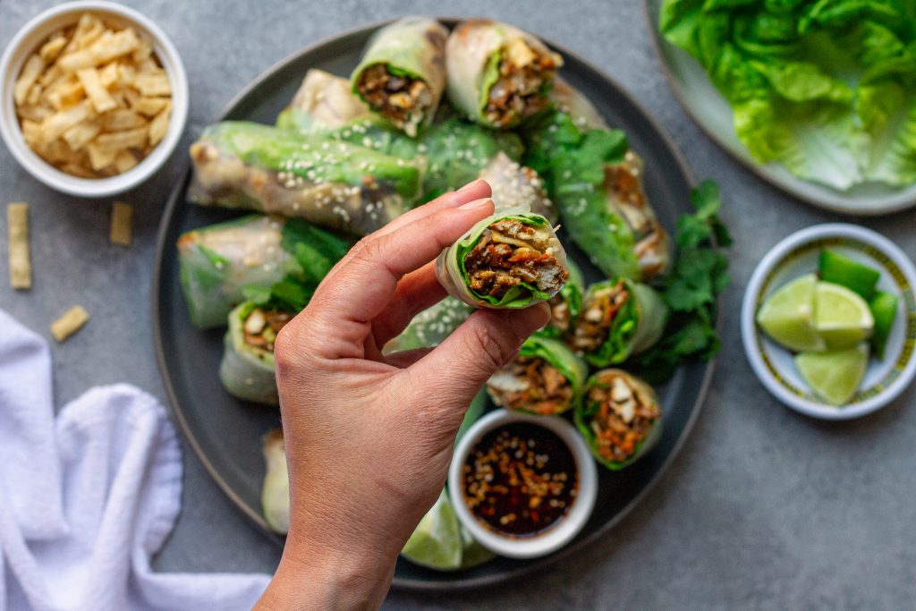 vegan summer rolls