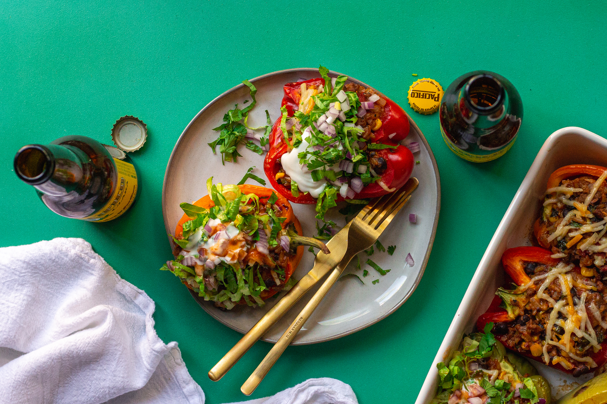 Vegan Taco Stuffed Peppers