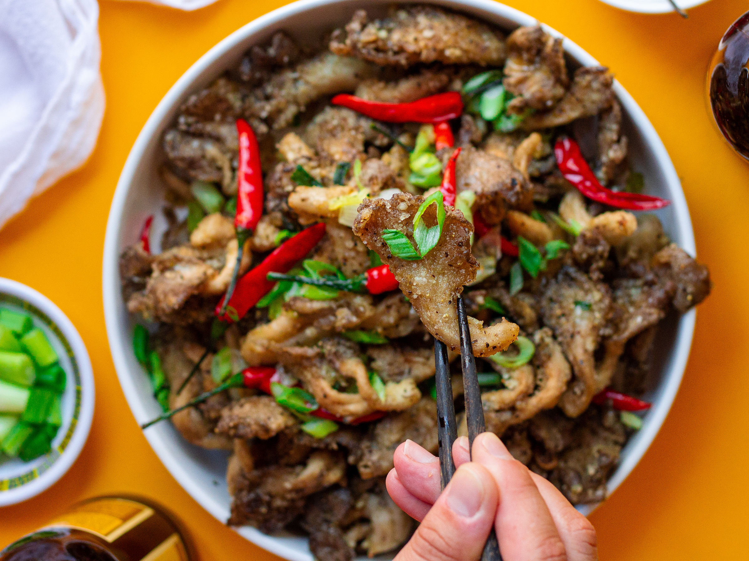 Crispy Salt and Pepper Mushrooms