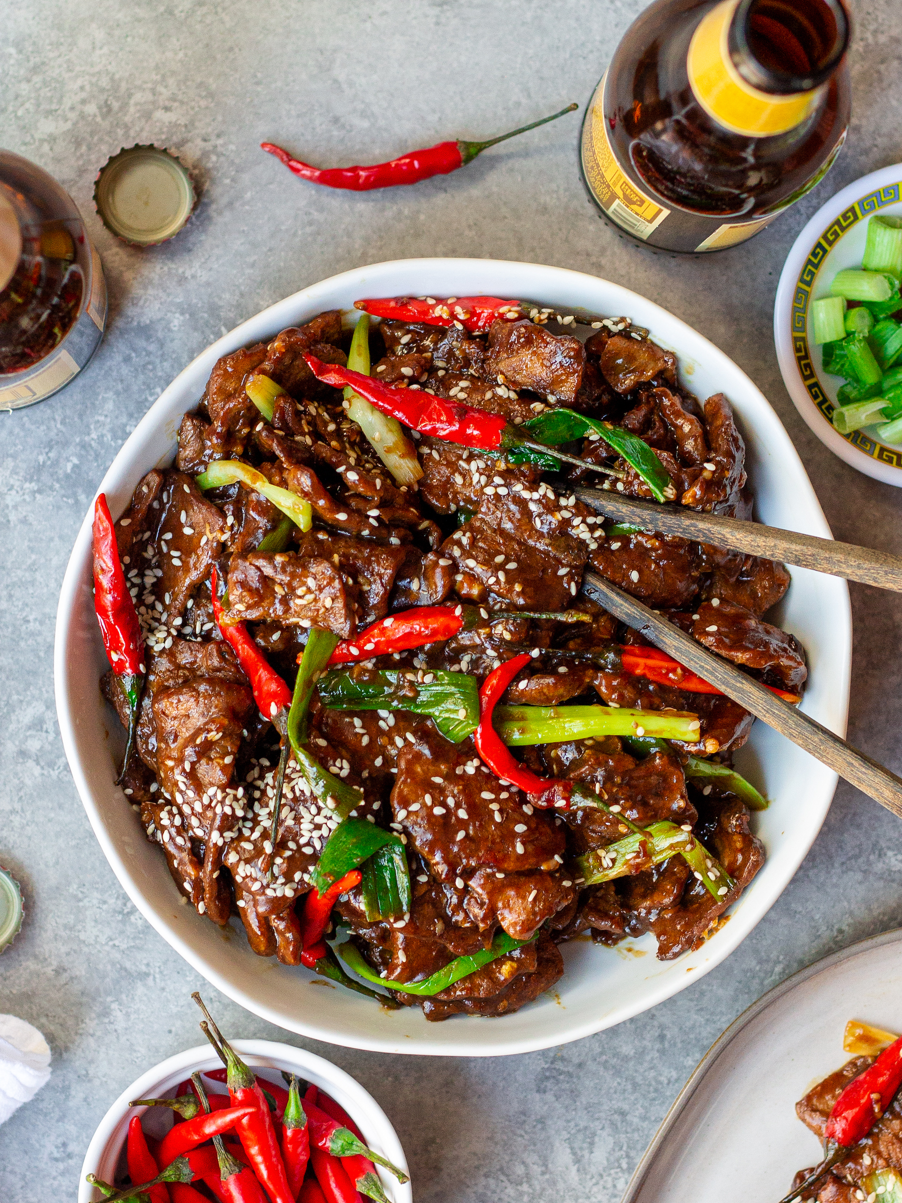 Vegan Mongolian Beef