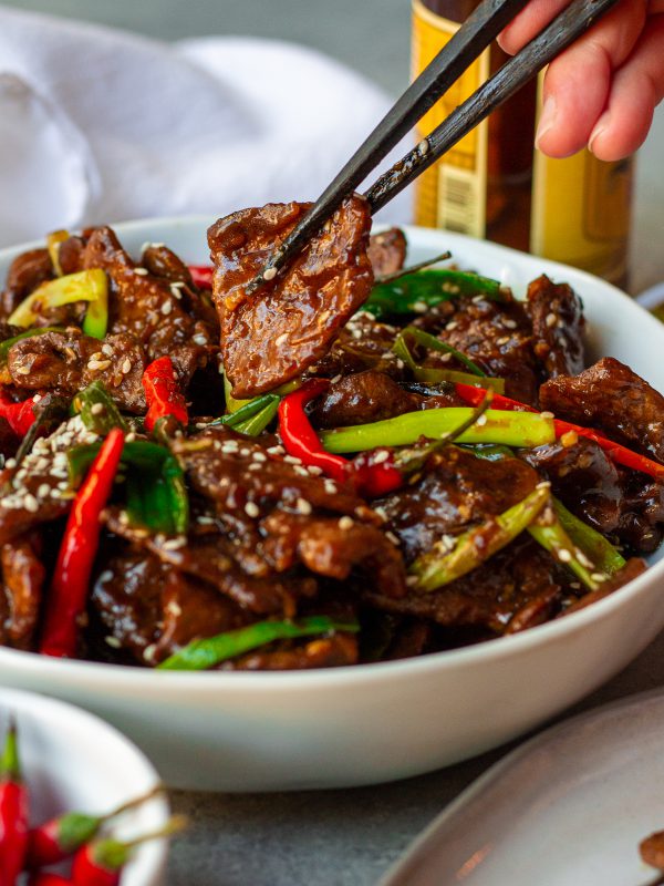 Vegan Mongolian Beef - Eat Figs, Not Pigs