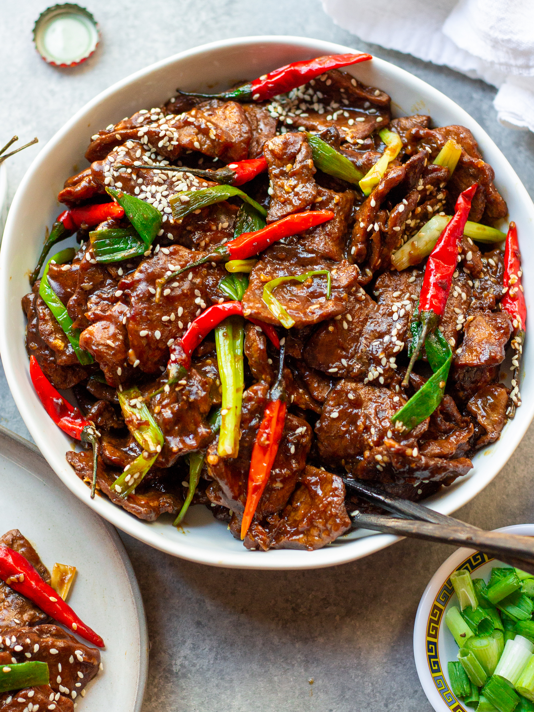 Vegan Mongolian Beef