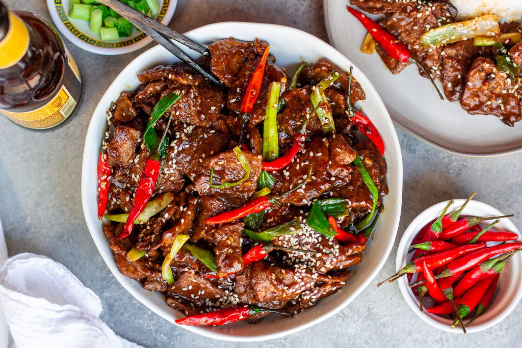 Vegan Mongolian Beef