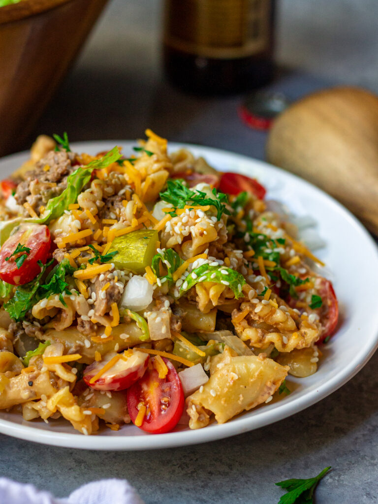 Big Mac pasta salad