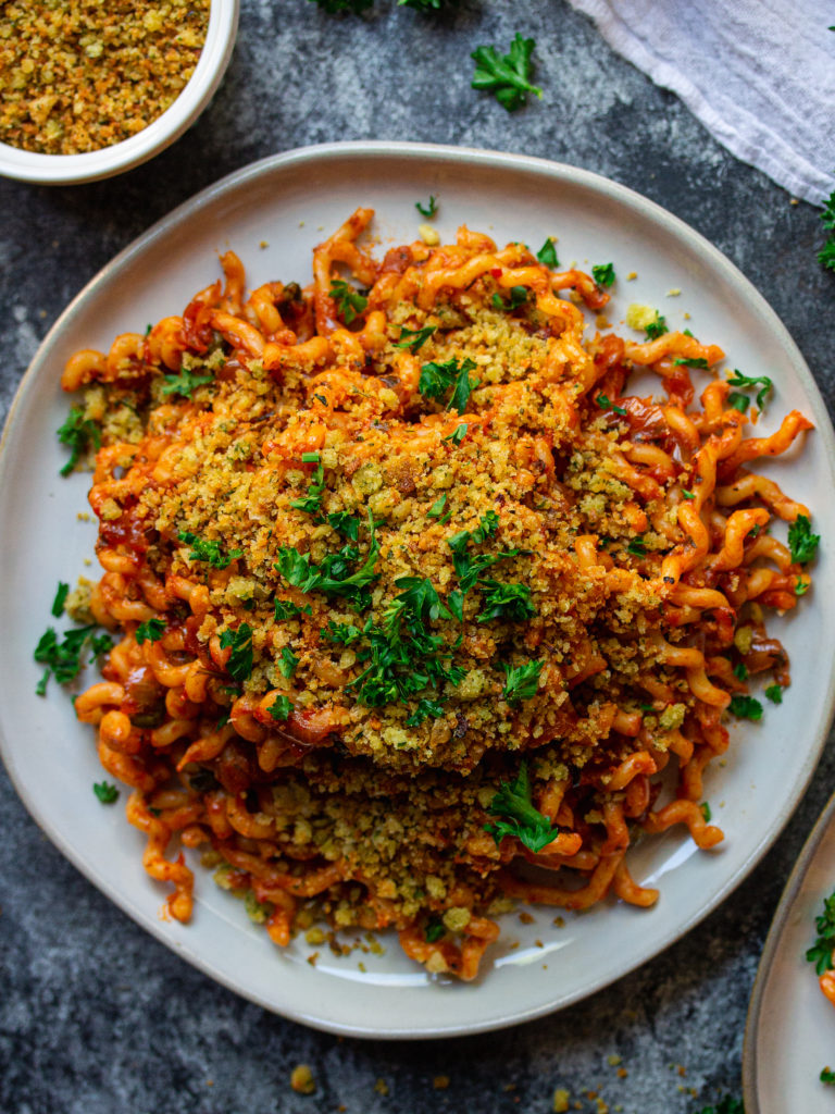 Vegan Caramelized Onion Pasta