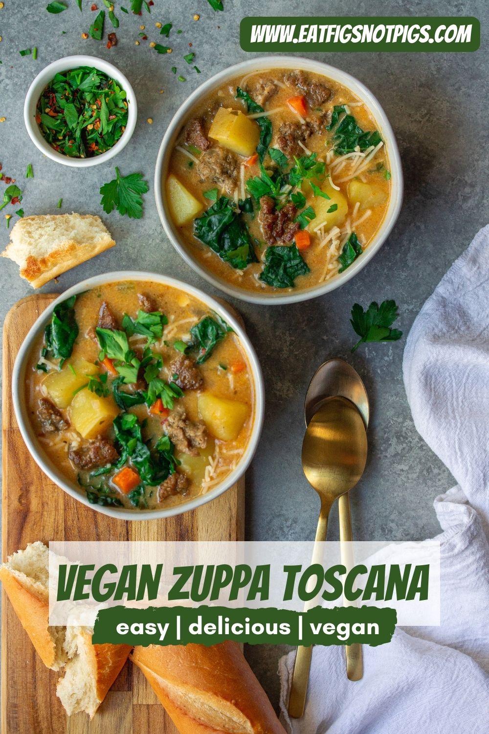Vegan Zuppa Toscana - Eat Figs, Not Pigs