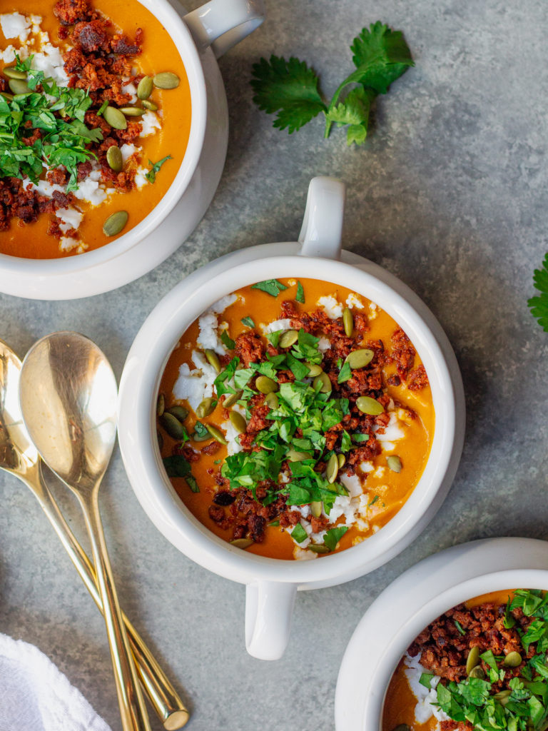 Vegan butternut squash soup