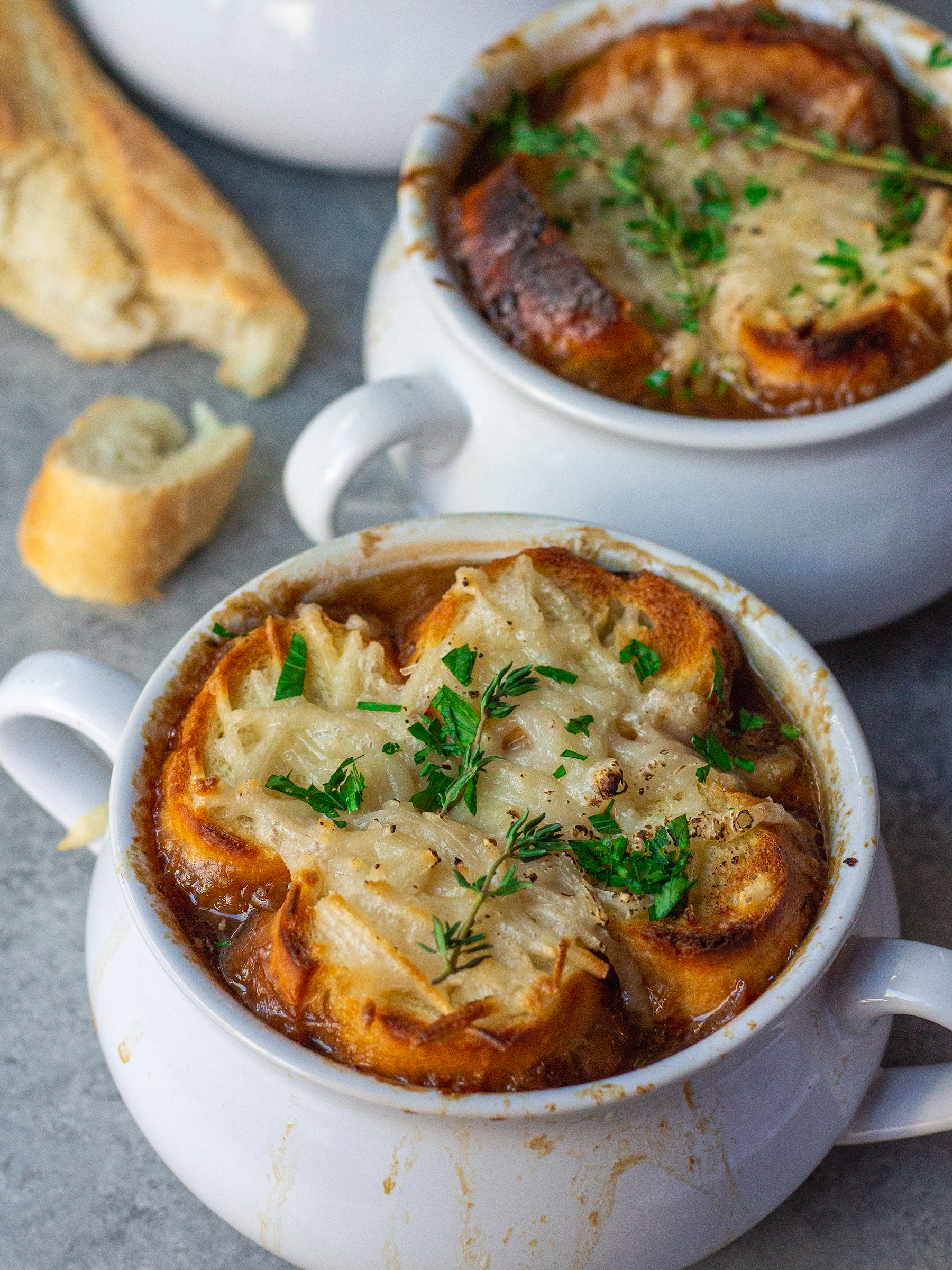 French onion soup 
