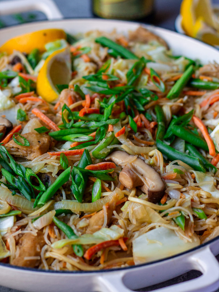 vegan pancit