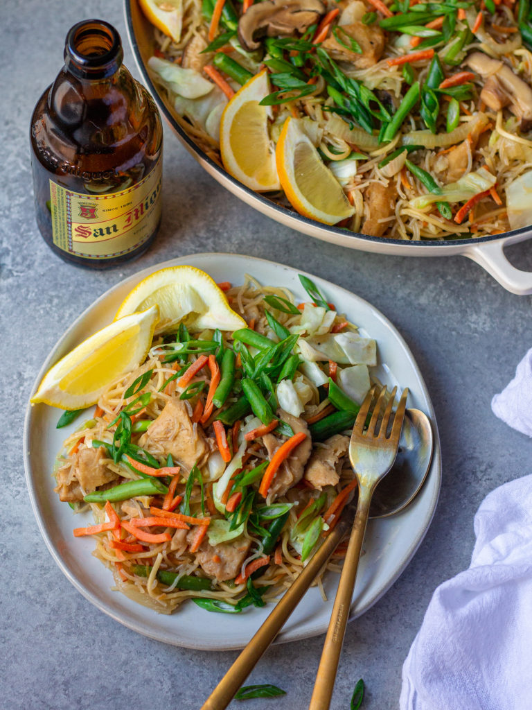vegan pancit