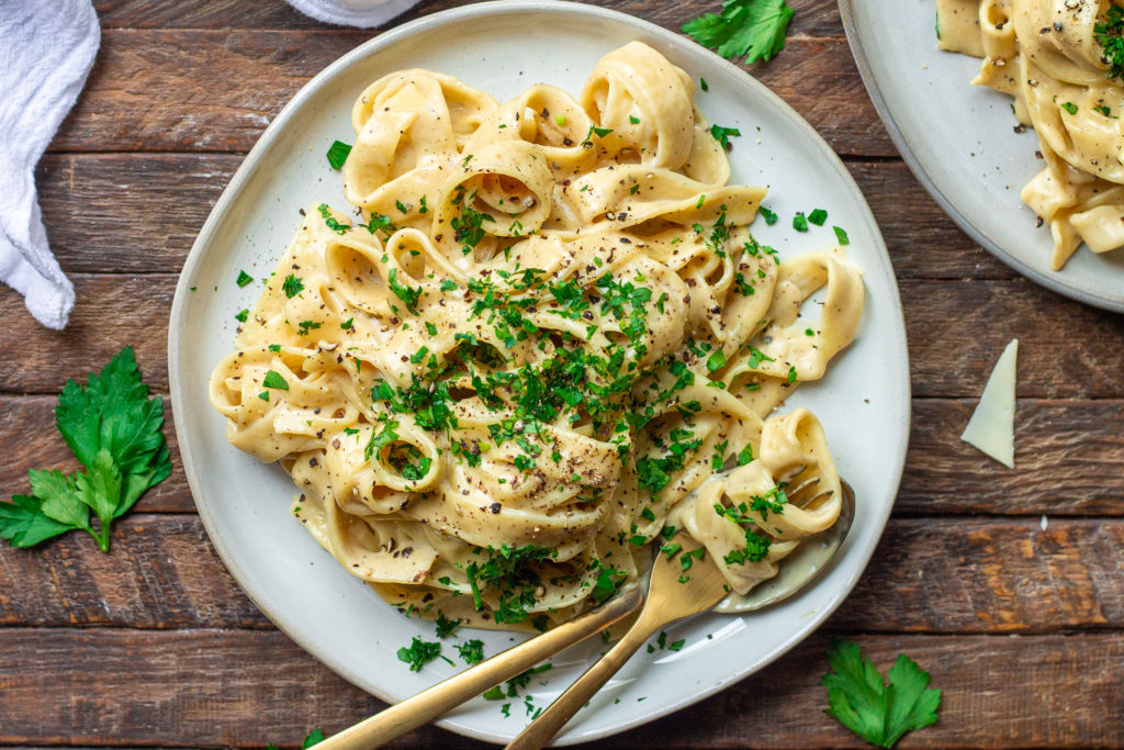 vegan Fettuccine Alfredo