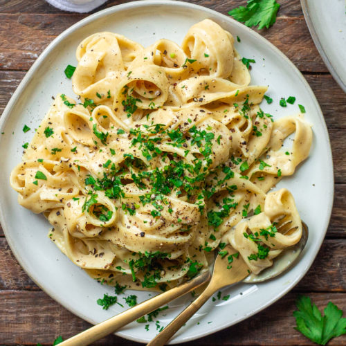 vegan Fettuccine Alfredo