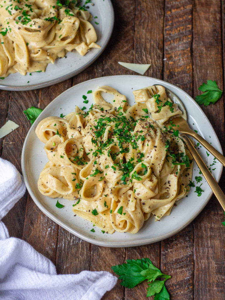 vegan Fettuccine Alfredo