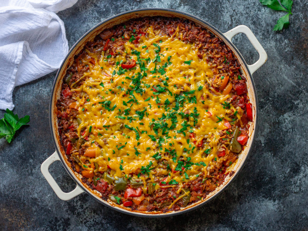 stuffed pepper casserole