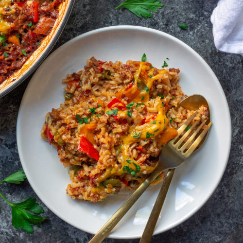 stuffed pepper casserole