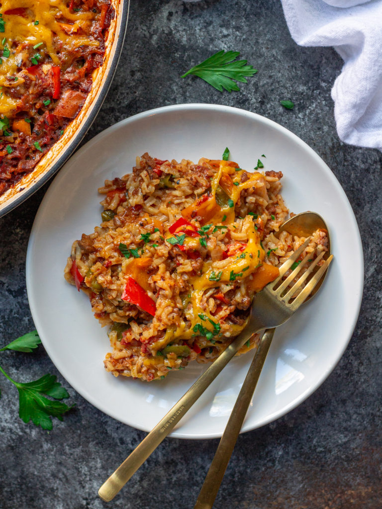 stuffed pepper casserole