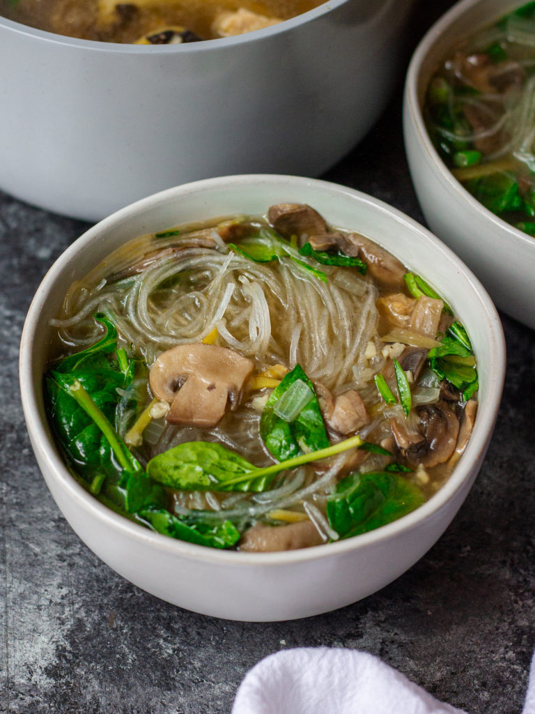 vegan sotanghon soup