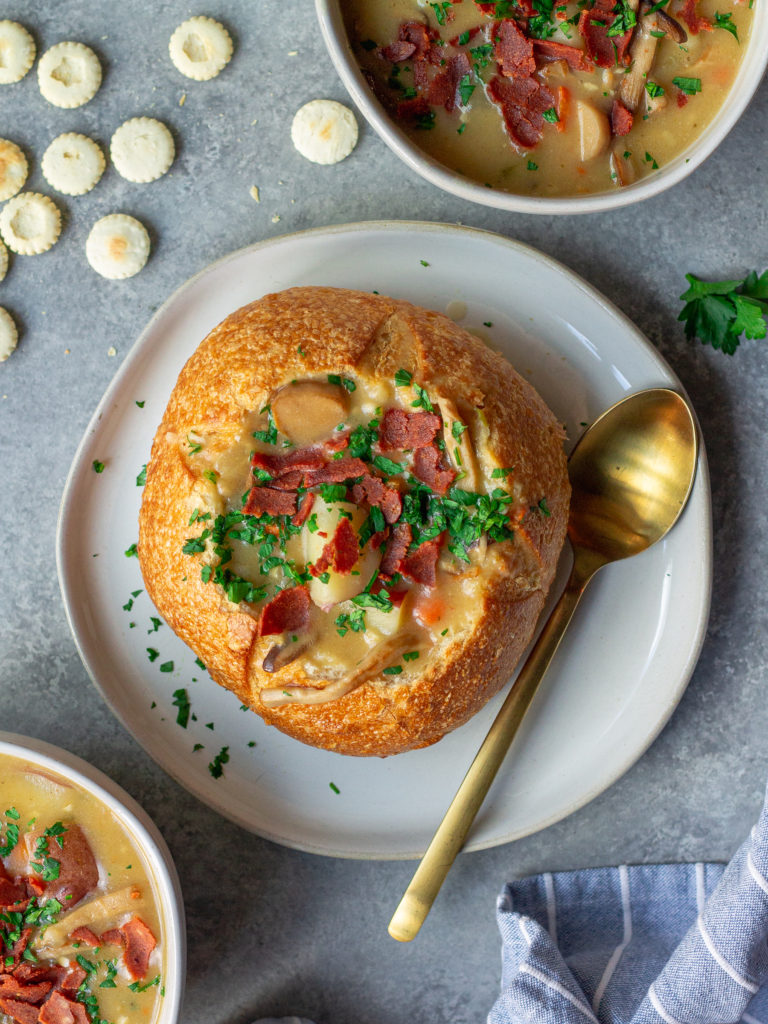 vegan clam chowder