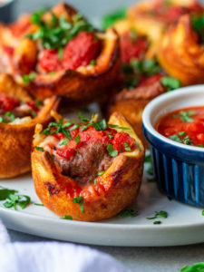 vegan meatball sub bites
