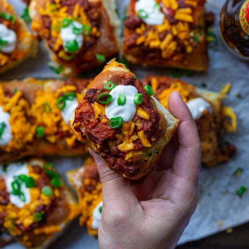 mini chili dogs