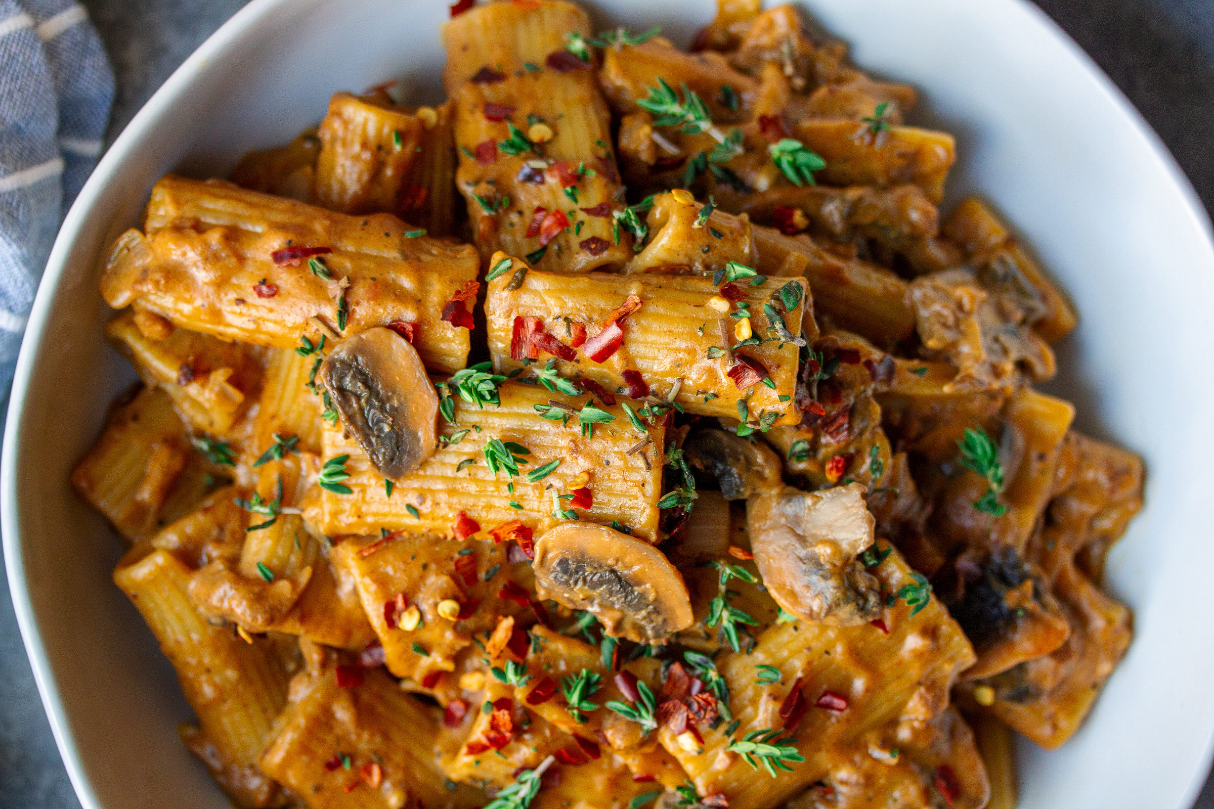 one pot vegan marsala pasta
